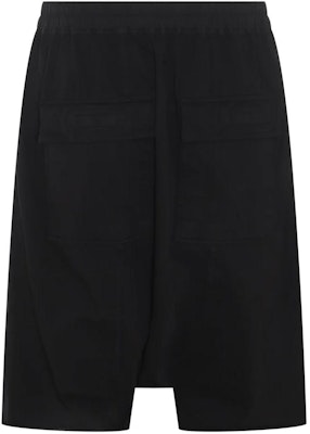 RICK OWENS Black Loose-Fit Casual Shorts Solid Color Lace-Up Design DU01D1380RIG-09 Lookbook RICK OWENS Black Loose-Fit Casual Shorts Solid Color Lace-Up Design DU01D1380RIG-09