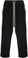 Rick Owens Black Loose-Fit Mid-Rise Knit Joggers with Zippered Pockets RU01B1376BA-09 Rick Owens Black Loose-Fit Mid-Rise Knit Joggers with Zippered Pockets RU01B1376BA-09