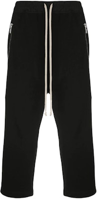 Rick Owens 黑色寬鬆中腰針織拉鍊口袋休閒褲 RU01B1376BA-09 Order Rick Owens 黑色寬鬆中腰針織拉鍊口袋休閒褲 RU01B1376BA-09