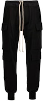 Rick Owens Black Multi-Pocket Drawstring Cargo Jogger Pants RU01D3337BA09 Rick Owens Black Multi-Pocket Drawstring Cargo Jogger Pants RU01D3337BA09