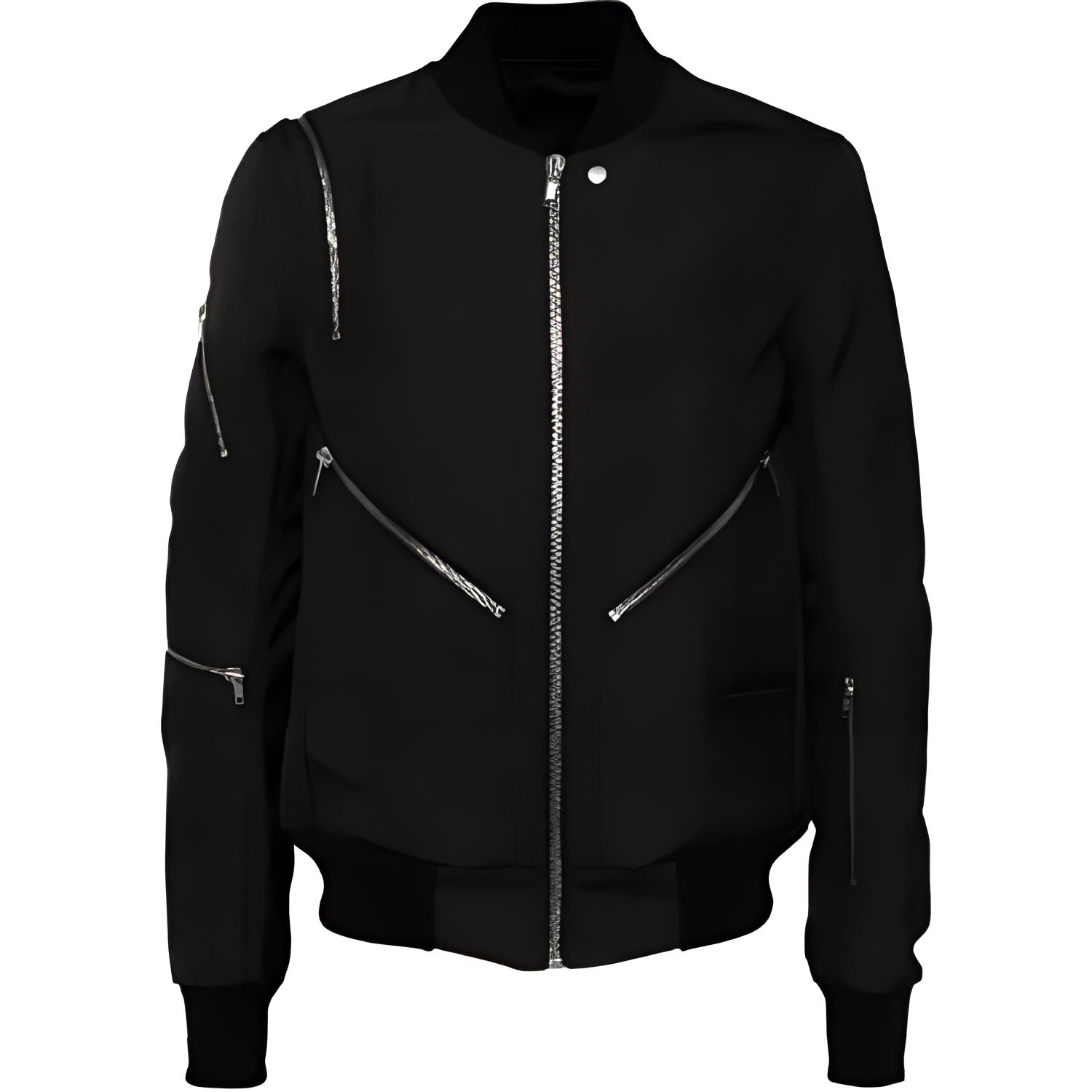 Order Rick Owens Jaket Bomber Zip-Up Slim Fit Hitam. RL02D6794HDU-09