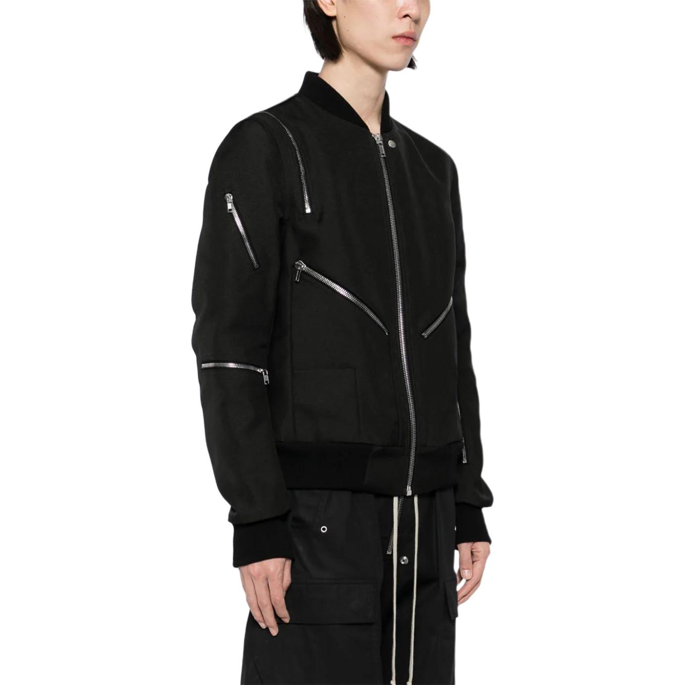 Purchase Rick Owens Jaket Bomber Zip-Up Slim Fit Hitam. RL02D6794HDU-09