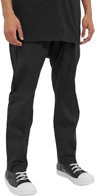 릭 오웬스 블랙 드로스트링 드롭 크로치 캐주얼 팬츠 RU02B2380TE-09 Shop 릭 오웬스 블랙 드로스트링 드롭 크로치 캐주얼 팬츠 RU02B2380TE-09