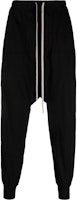 RICK OWENS Black Solid Jogger Sweatpants DU02C5395RN-09 RICK OWENS Black Solid Jogger Sweatpants DU02C5395RN-09
