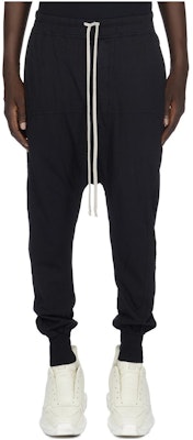RICK OWENS Black Solid Jogger Sweatpants DU02C5395RN-09 Order RICK OWENS Black Solid Jogger Sweatpants DU02C5395RN-09