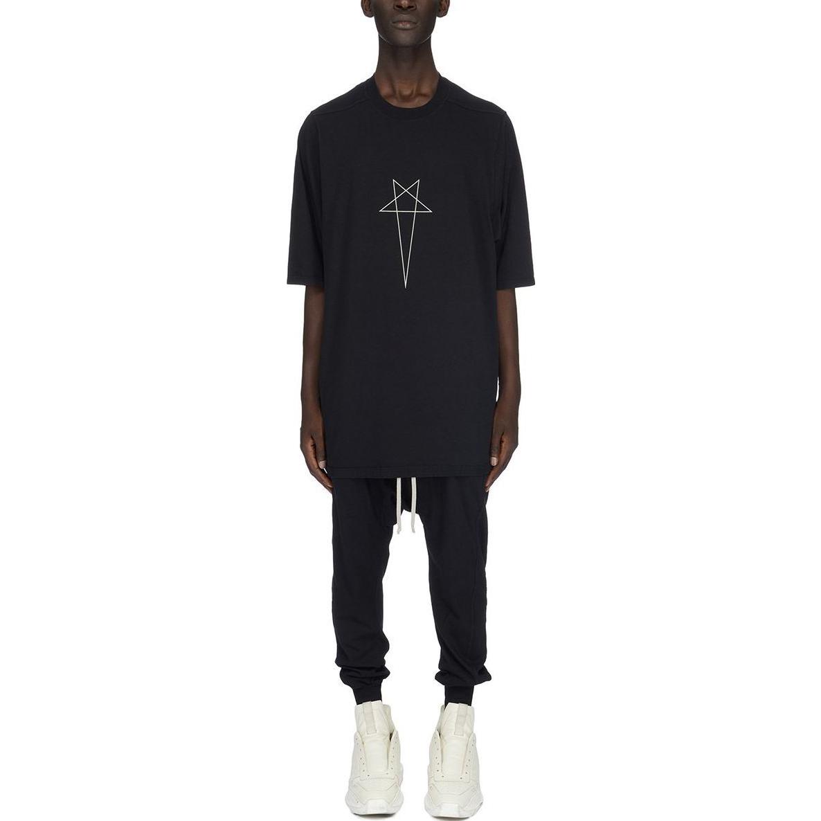 Purchase RICK OWENS  Black Solid Jogger Sweatpants DU02C5395RN-09