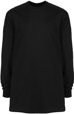 Rick Owens Black Solid Pullover Crewneck Long Sleeve T-Shirt RU02A5278BA09 Buy Rick Owens Black Solid Pullover Crewneck Long Sleeve T-Shirt RU02A5278BA09