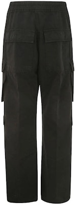 RICK OWENS Black Straight-Leg Work Pants with Metallic Detailing. DU01D1398CB-09 Lookbook RICK OWENS Black Straight-Leg Work Pants with Metallic Detailing. DU01D1398CB-09