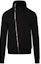 Buy Rick Owens Black Zip-Up Loose-Fit Jacket with Stand Collar and Pockets RU01D3272BA-09