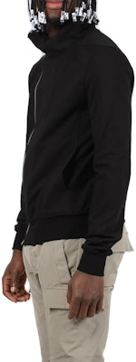 Rick Owens Black Zip-Up Loose-Fit Jacket with Stand Collar and Pockets RU01D3272BA-09 Purchase Rick Owens Black Zip-Up Loose-Fit Jacket with Stand Collar and Pockets RU01D3272BA-09