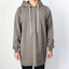 Lookbook RICK OWENS Drawstring Hoodie Long Sleeve Taupe Gray RU02A5285BA34