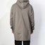 Shop RICK OWENS Drawstring Hoodie Long Sleeve Taupe Gray RU02A5285BA34