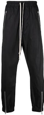 Rick Owens 繫帶拉鍊休閒長褲 黑色 RU01B1370TE-09 Order Rick Owens 繫帶拉鍊休閒長褲 黑色 RU01B1370TE-09