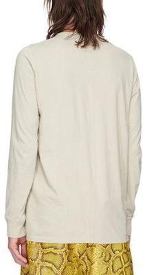 릭 오웬스 루즈핏 롱슬리브 크루넥 티셔츠 펄 화이트 RU01C4266JA08 Shop 릭 오웬스 루즈핏 롱슬리브 크루넥 티셔츠 펄 화이트 RU01C4266JA08