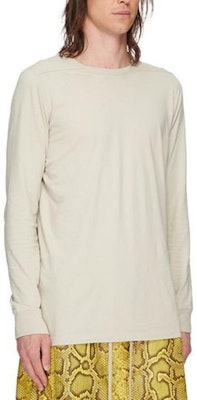 릭 오웬스 루즈핏 롱슬리브 크루넥 티셔츠 펄 화이트 RU01C4266JA08 Purchase 릭 오웬스 루즈핏 롱슬리브 크루넥 티셔츠 펄 화이트 RU01C4266JA08