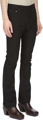 Rick Owens 中腰黑色喇叭休閒褲帶實用口袋 RL02C7394TWRP-09 Shop Rick Owens 中腰黑色喇叭休閒褲帶實用口袋 RL02C7394TWRP-09