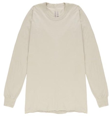 RICK OWENS 珍珠白色寬鬆長袖圓領上衣 RU01C4252JA08 Order RICK OWENS 珍珠白色寬鬆長袖圓領上衣 RU01C4252JA08