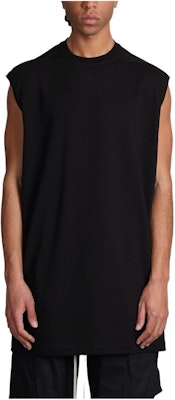 RICK OWENS Oversized Sleeveless Crewneck T-Shirt Black RU01D3160BA-09 Buy RICK OWENS Oversized Sleeveless Crewneck T-Shirt Black RU01D3160BA-09