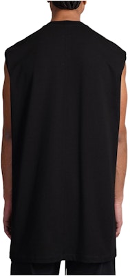 RICK OWENS Oversized Sleeveless Crewneck T-Shirt Black RU01D3160BA-09 Lookbook RICK OWENS Oversized Sleeveless Crewneck T-Shirt Black RU01D3160BA-09