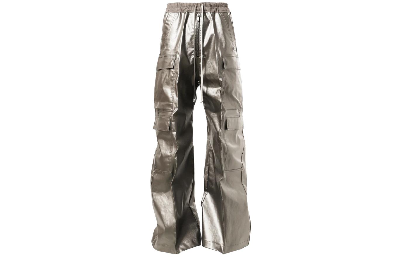 RICK OWENS  Slim Fit Beige Casual Pants with Side Pockets. RU01D3339SCT-68