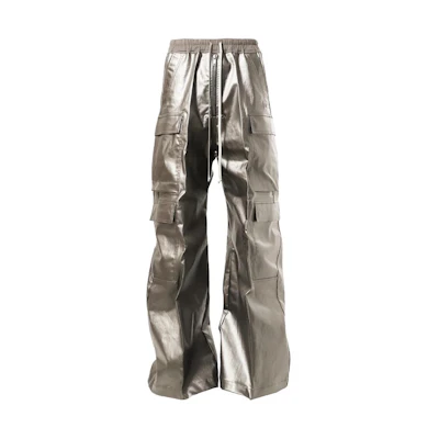 RICK OWENS Slim Fit Beige Casual Pants with Side Pockets. RU01D3339SCT-68