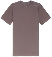 RICK OWENS Solid Color Crewneck Short Sleeve T-Shirt Taupe RU01C4264JA34 RICK OWENS Solid Color Crewneck Short Sleeve T-Shirt Taupe RU01C4264JA34