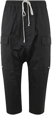 Rick Owens Solid Color Loose-Fit Cargo Pants Black RU01D3385TE-09 Order Rick Owens Solid Color Loose-Fit Cargo Pants Black RU01D3385TE-09