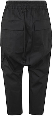 Rick Owens Solid Color Loose-Fit Cargo Pants Black RU01D3385TE-09 Lookbook Rick Owens Solid Color Loose-Fit Cargo Pants Black RU01D3385TE-09