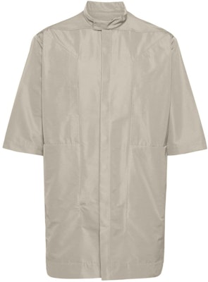 Rick Owens Jaket Kasual Longgar Warna Kelabu Sejuk. RU01D3770FK-08 Order Rick Owens Jaket Kasual Longgar Warna Kelabu Sejuk. RU01D3770FK-08