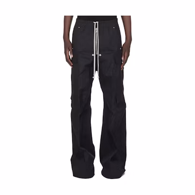 Rick Owens Washed Effect Studded Elastic Waist Casual Pants RU01E5339TE-09
