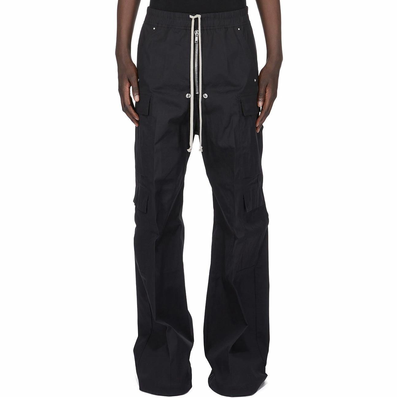 Order Rick Owens 水洗效果鉚釘彈性腰休閒長褲 RU01E5339TE-09