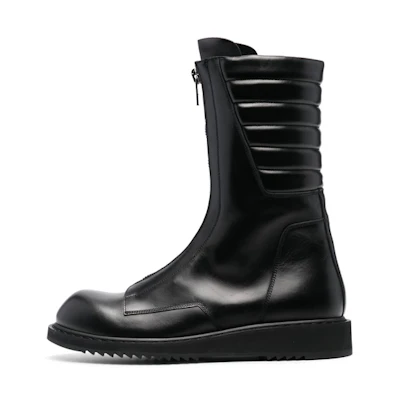 Rick Owens Basket Creeper 'Black Calfskin'