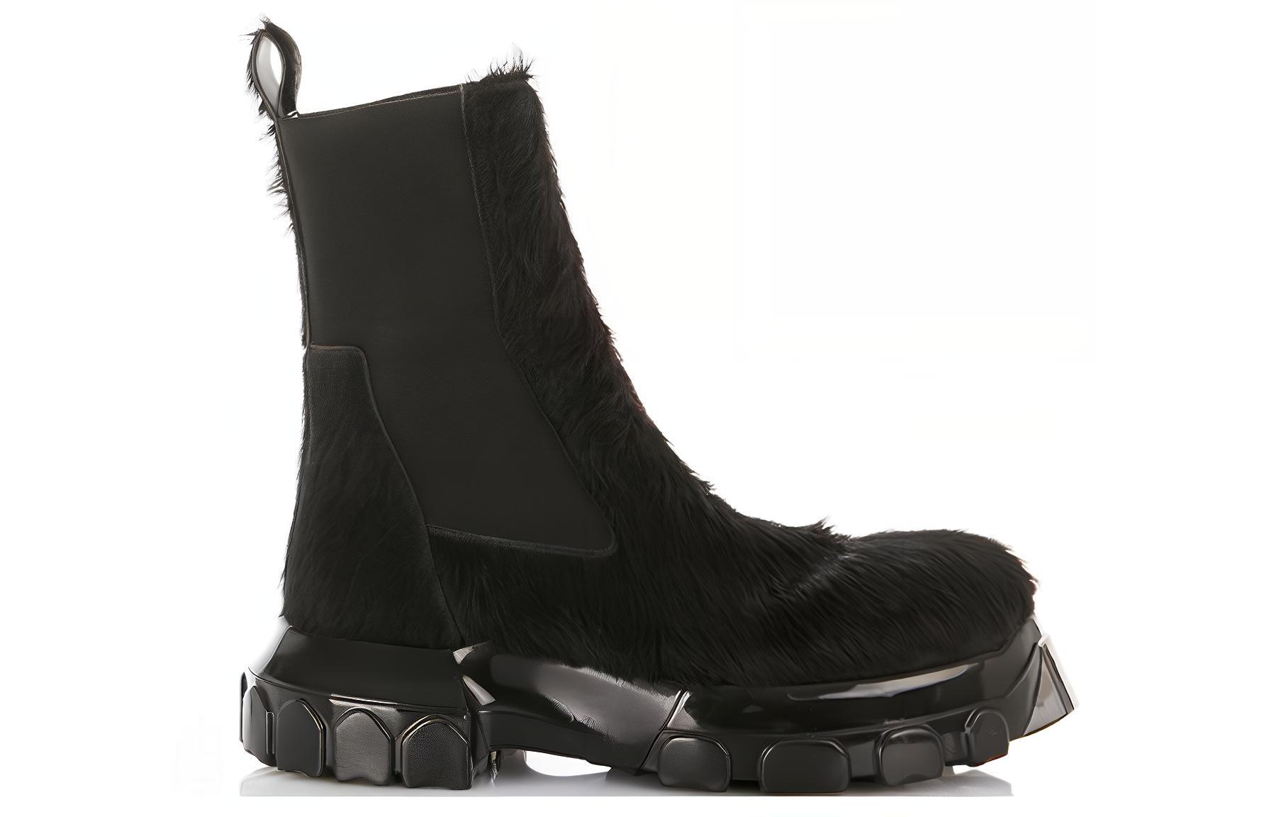 Rick Owens BEATLE BOZO 'Black Long Hair Chelsea' 圖 2