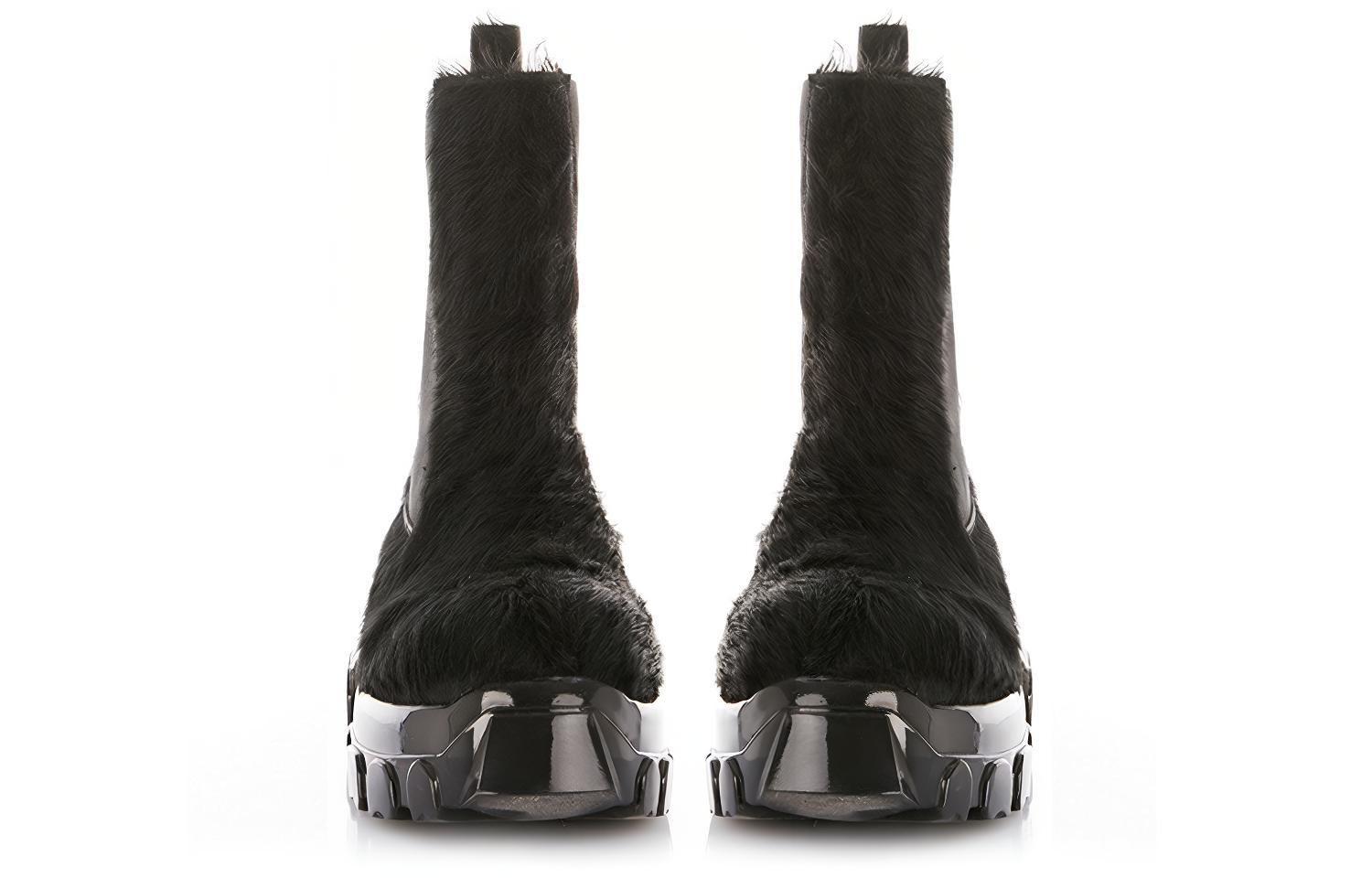 Rick Owens BEATLE BOZO 'Black Long Hair Chelsea' 圖 3