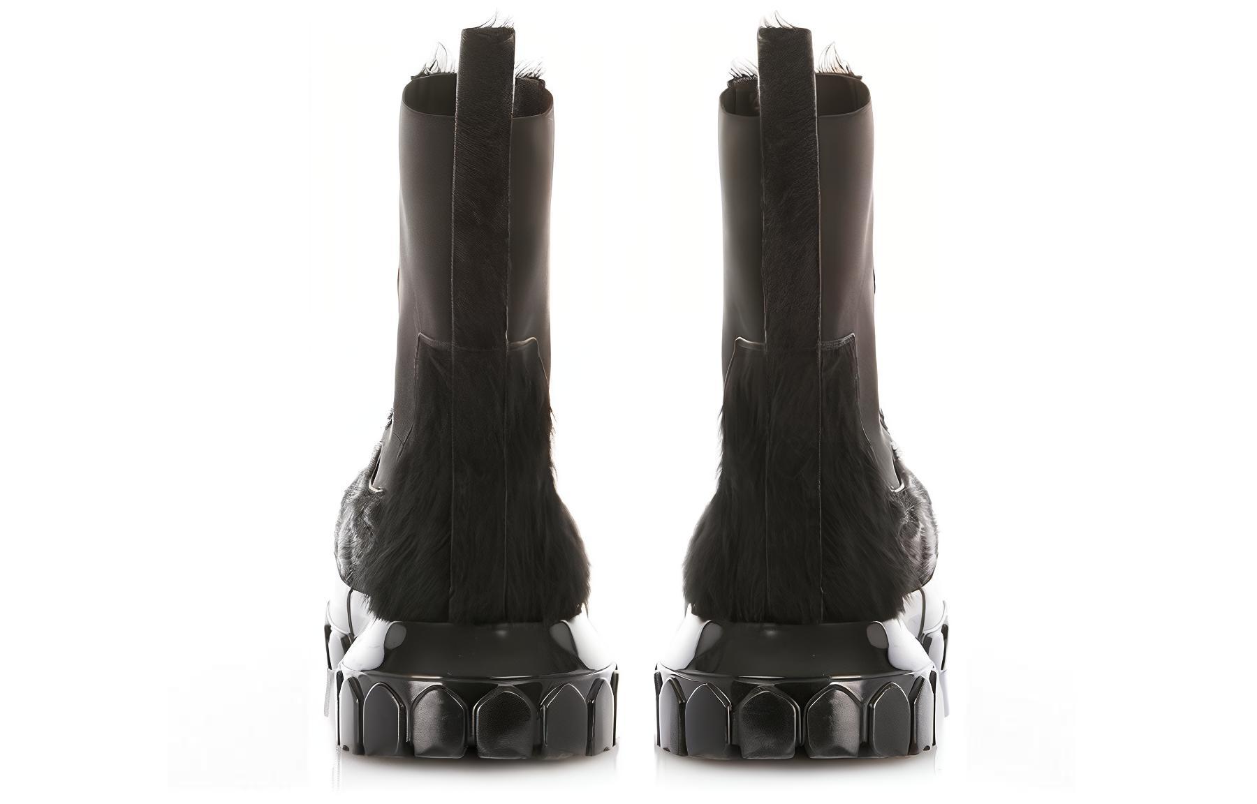 Rick Owens BEATLE BOZO 'Black Long Hair Chelsea' 圖 4