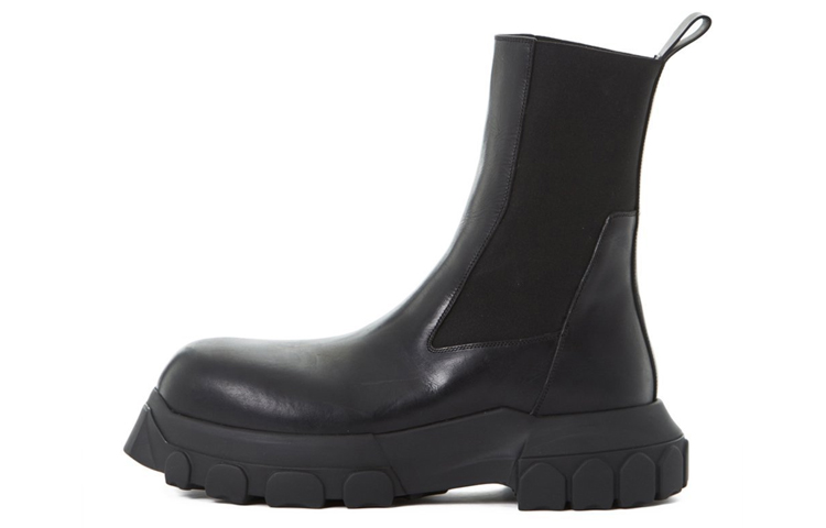 Buy Rick Owens Beatle Bozo 'Black Wax Matte Chelsea Boot' Sepatu Bot Chelsea Hitam RU01C4881LCG-99