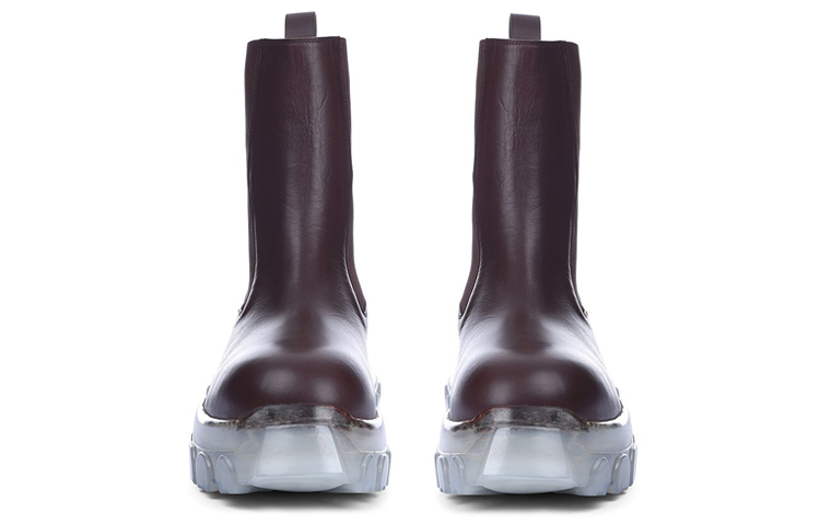 Rick Owens Beatle Bozo Chelsea Boots 'Dark Brown Calfskin' 圖 3