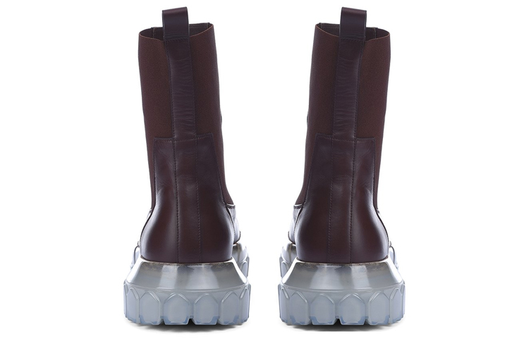 Rick Owens Beatle Bozo Chelsea Boots 'Dark Brown Calfskin' 圖 4
