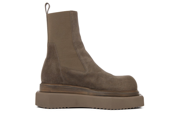 Rick Owens Beatle Turbo Cyclops Chelsea Boot 'Grey Suede' 圖 2