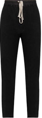 RICK OWENS Berlin Fit Rig Fabric Elastic Waist Drawstring Hem Pants Black Unisex. DU02C5392RIG09 Order RICK OWENS Berlin Fit Rig Fabric Elastic Waist Drawstring Hem Pants Black Unisex. DU02C5392RIG09