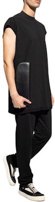 RICK OWENS Berlin Fit Rig Fabric Elastic Waist Drawstring Hem Pants Black Unisex. DU02C5392RIG09 Purchase RICK OWENS Berlin Fit Rig Fabric Elastic Waist Drawstring Hem Pants Black Unisex. DU02C5392RIG09