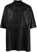 Rick Owens Black Shirt-Style Casual Jacket RR01C4712L-NV Rick Owens Black Shirt-Style Casual Jacket RR01C4712L-NV