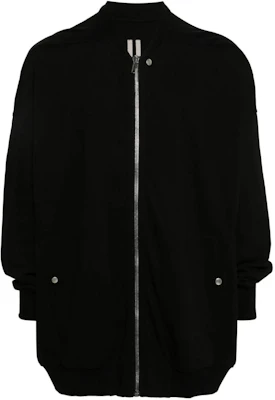 Rick Owens Black Solid Color Zip-Up Bomber Jacket RU01D3243BA-09 Buy Rick Owens Black Solid Color Zip-Up Bomber Jacket RU01D3243BA-09