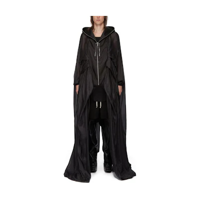 Rick Owens Black Unisex Lightweight Full-Zip Hoodie Jacket RR01D3905SHNBR-09