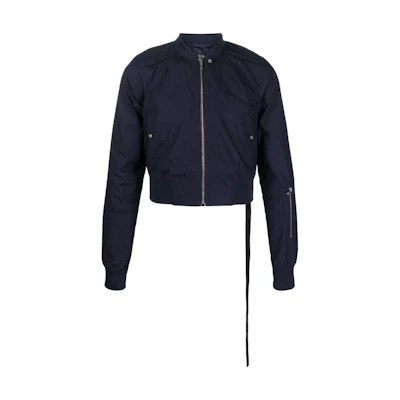 Rick Owens Blue Plain Short Long-Sleeve Jacket DS01C6739IP