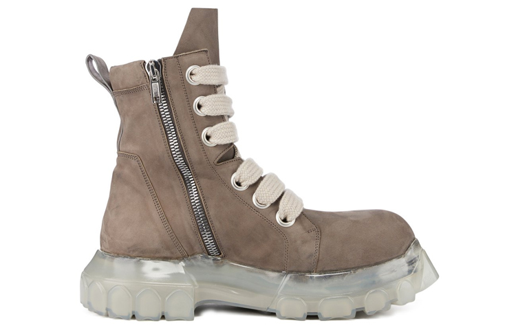 Rick Owens Bozo 'Jumbo Laced Side-Zip Grey' 圖 2