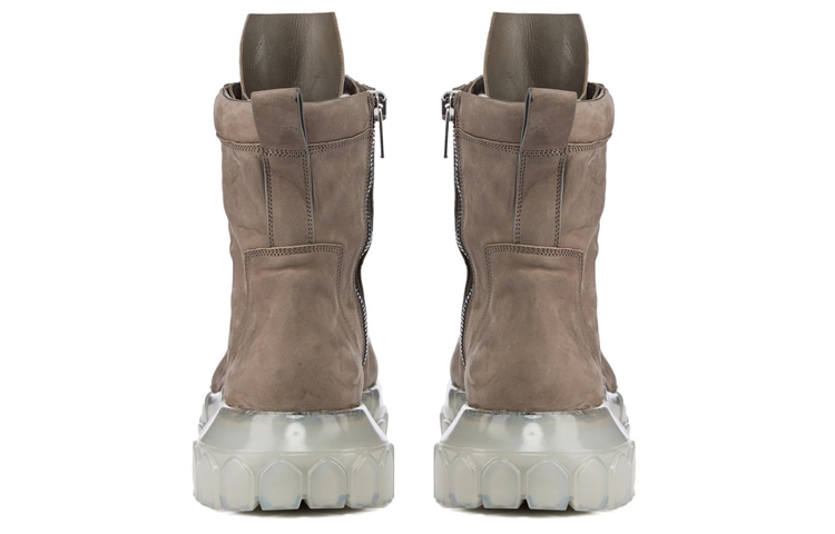 Rick Owens Bozo 'Jumbo Laced Side-Zip Grey' 圖 4