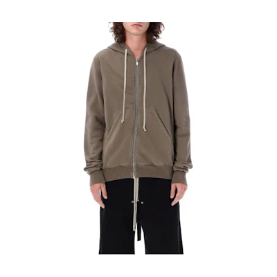 Rick Owens Brown Zip-Up Hoodie Jacket DU02C5276FEP3-3408