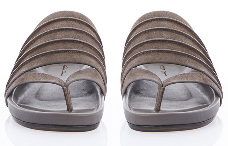 Rick Owens Calfskin Casual Sandals 'Taupe' 圖 3