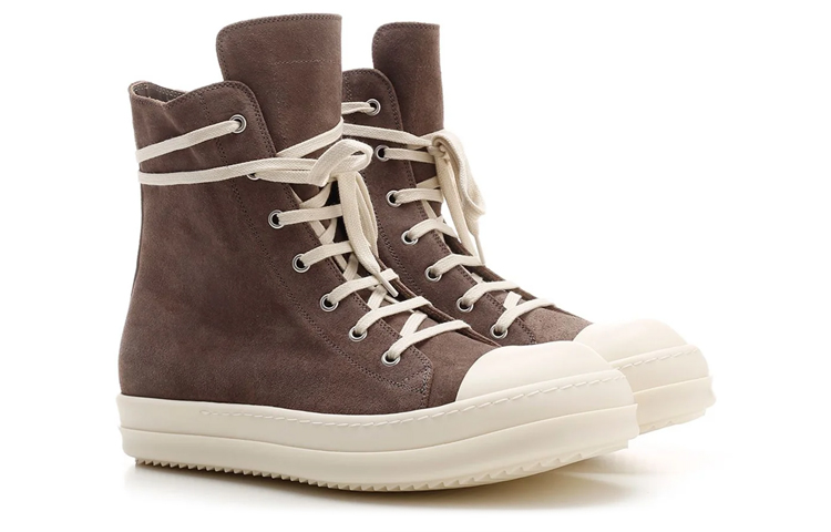 Rick Owens Calfskin High-Top 'Brown Fashion' 圖 3
